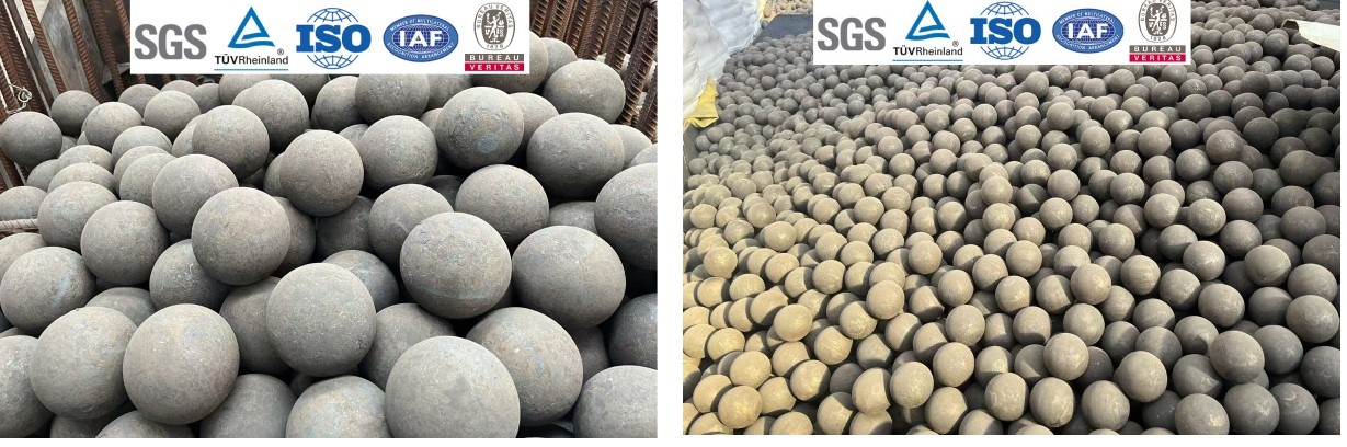 Кованый стальной шар для шахты